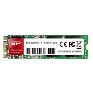 シリコンパワー silicon power シリコンパワー SSD M.2 512GB SP512GBSS3A55M28 M.2 2280 512GB TLC メーカー保証3年