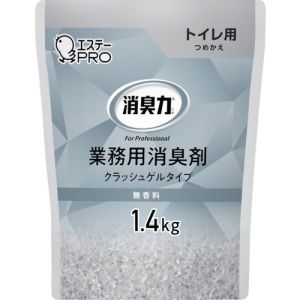 エステー エステー ST130450 G消臭力 クラッシュゲルトイレ用 詰替 1.4kg 無香料