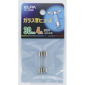 朝日電器 エルパ ELPA エルパ TF-2040H ガラス管ヒューズ30MM ELPA 朝日電器