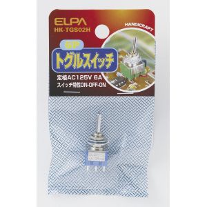 朝日電器 エルパ ELPA エルパ HK-TGS02H トグルスイッチ 6P ELPA 朝日電器