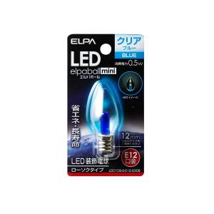 朝日電器 エルパ ELPA エルパ LDC1CB-G-E12-G308 LED電球 ロウソク E12 ELPA 朝日電器