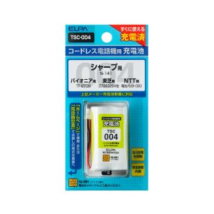 朝日電器 エルパ ELPA エルパ TSC-004 電話機用充電池 ELPA 朝日電器