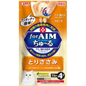 いなばペットフード いなば CIAO forAIMワンタッチ ちゅ～る とりささみ 13g×4個