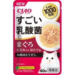 いなばペットフード いなば チャオ すごい乳酸菌 パウチ まぐろ ささみ