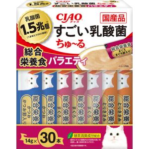 いなばペットフード いなば チャオ すごい乳酸菌 ちゅ～る 総合栄養食 フィルター 14g×30本 321510 CIAO