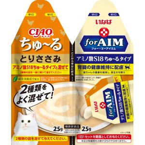 いなばペットフード いなば CIAO forAIMツインズ とりささみ 50g 25g×2