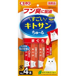 いなばペットフード いなば チャオ すごいキトサン ちゅ～る まぐろ 14g×4本 322480 CIAO