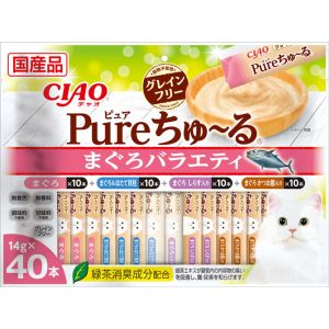 いなばペットフード いなば チャオ Pure ちゅ～る まぐろ フィルター 14g×40本 320750 CIAO