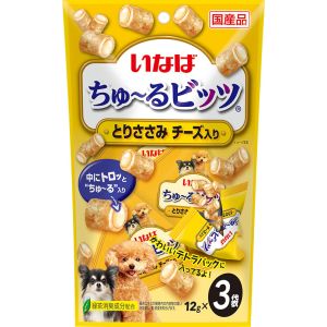 いなばペットフード いなば ちゅ～る ビッツ とりささみ チーズ入り 12g×3袋 159730