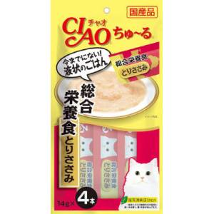 いなばペットフード いなば チャオ ちゅ～る 総合栄養食 とりささみ 14g×4本 CIAO