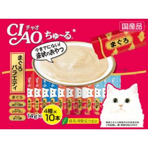 いなばペットフード いなば チャオ ちゅ～る まぐろバラエティ 40本 CIAO