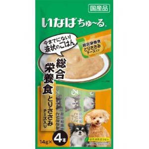 いなばペットフード いなば ちゅ～る 総合栄養食 とりささみチーズ入り 14g×4