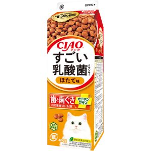 いなばペットフード いなば CIAO すごい乳酸菌クランキー牛乳パック ほたて味 400g