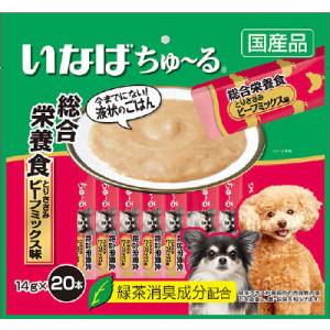 いなばペットフード いなば ちゅ～る 総合栄養食 とりささみ ビーフミックス味 14g×20本