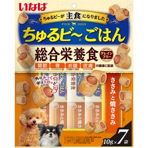 いなばペットフード いなば ちゅるビ～ごはん ささみと焼ささみ 10g×7袋