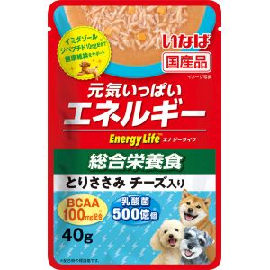 いなばペットフード いなばペットフード Energy Lifeパウチ とりささみ チーズ入り 40g