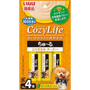 いなばペットフード いなば CozyLife ちゅ～る とりささみ チーズ入り 14g×4本 321240