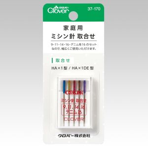 クロバー Clover クロバー 家庭用ミシン針 取合せ 37-170