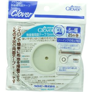 クロバー Clover クロバー 熱接着両面テープ 白 5mm 77-960