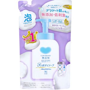 牛乳石鹸 牛乳石鹸 カウブランド 無添加 泡のボディソープ 詰替用 450mL