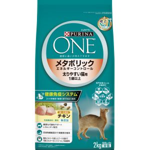 ネスレ日本 Nestle ネスレ ピュリナワンキャット メタボリックエネルギーコントロール 太りやすい猫用 1歳から全ての年齢に チキン 2kg 77570