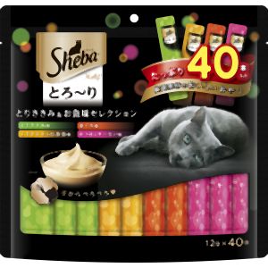 マース マース シーバ とろ～り メルティ とりささみ & お魚味セレクション 12g×40P