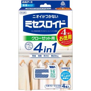 白元アース 白元アース ミセスロイド クローゼット用 1年防虫