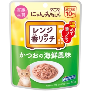 はごろもフーズ Hagoromo はごろも にゃんチュラル香リッチ かつおの海鮮風味 40g