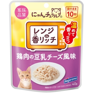 はごろもフーズ Hagoromo はごろも にゃんチュラル香リッチ 鶏肉の豆乳チーズ風味 40g