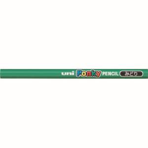 三菱鉛筆 uni 三菱鉛筆 K800.6 色鉛筆ポンキー単色 緑