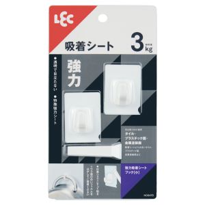 レック LEC レック 強力 吸着シートフック 小 2個入 H00470