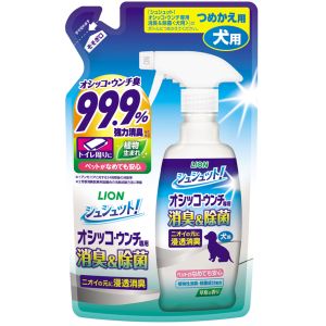 ライオン商事 LION PET ライオン シュシュット!オシッコ ウンチ専用 消臭&除菌 犬用 つめかえ用 280ml