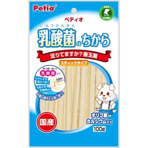 ペティオ Petio ペティオ 乳酸菌のちから スティックタイプ 100g 犬 おやつ