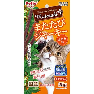 ペティオ ペティオ またたびプラス またたびジャーキー ささみ味 25g