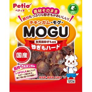 ペティオ Petio ペティオ 国産 チキンガムMOGU 砂ぎもハード 120g Petio