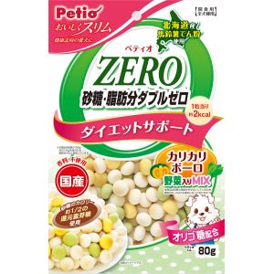 ペティオ Petio ペティオ おいしくスリム 砂糖 脂肪分ダブルゼロ カリカリボーロ 野菜入りミックス 80g Petio