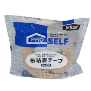 ニトムズ Nitto ニトムズ 750POS 布粘着テープ 60mm×25M