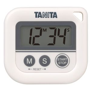 タニタ TANITA タニタ TD-376N ホワイト 丸洗いタイマー100分計 TANITA