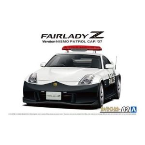 アオシマ アオシマ 62814 ザ パトロールカー、No.02 1/24 ニッサン Z33 フェアレディZ バージョンニスモ パトロールカー `07