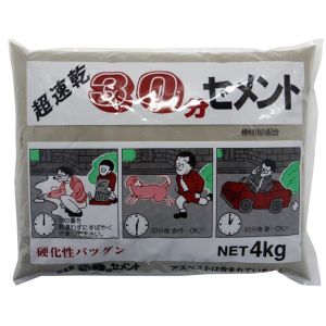 家庭化学工業 家庭化学 KIC 30分セメントホワイト 4kg