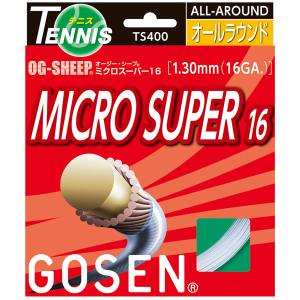 ゴーセン GOSEN ゴーセン オージー シープ ミクロスーパー16 ホワイト TS400W GOSEN