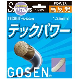 ゴーセン GOSEN ゴーセン テックガット テックパワー SS605NA GOSEN