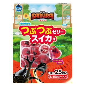 マルカン MG マルカン SAMURAI FRESH つぶつぶゼリースイカ味 16g×25個入 7079920