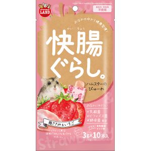 マルカン MG マルカン 快腸ぐらし ハムスターのぴゅーれ 鶏ささみ いちご 3g×10本 MG