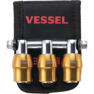 ベッセル VESSEL ベッセル QB10B3Y クイックキャッチャー3連ホルダー黄