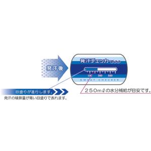 日本緑十字社 日本緑十字社 375344 熱中症予防対策商品 発汗チェッカー 10枚1組