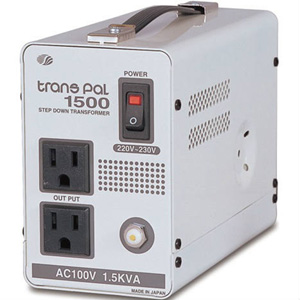 スワロー電機 変圧器 PAL1500EP ダウントランス(220-230V→100V・定格 