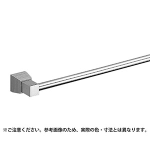 シロクマ シロクマ ラックスタオル掛600ミリクローム/黒ウッド