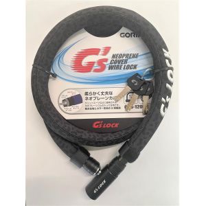 五輪工業 ゴリン GORIN ゴリン GS6-1200N ネオプレーンカバーワイヤーロック 黒豹 GORIN 五輪工業