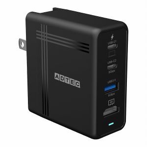 アドテック ADTEC アドテック APD-V074AC2H-BK 4K 出力対応 PD充電器 74W AC2H BK